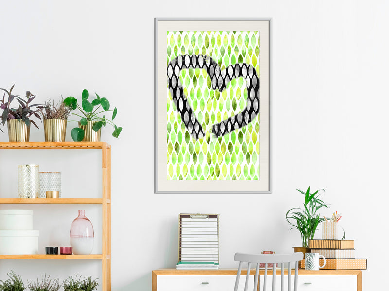 Poster - I Love Limes  - wit passepartout