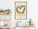 Poster - I Love Oranges  - zwart passepartout