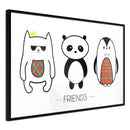 Poster - Buddies  - zwart