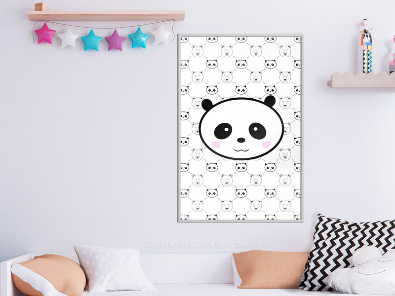 Poster - Panda and Friends  - wit
