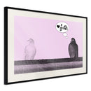 Poster - Rough Love  - zwart passepartout