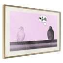 Poster - Rough Love  - goud passepartout