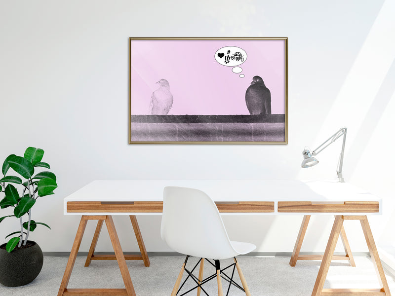 Poster - Rough Love  - goud