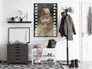 Poster - Dressed Up Monkey  - zwart