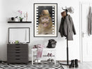 Poster - Dressed Up Monkey  - zwart passepartout