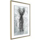 Poster - Crystal Deer  - goud