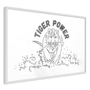 Poster - Inner Tiger  - wit