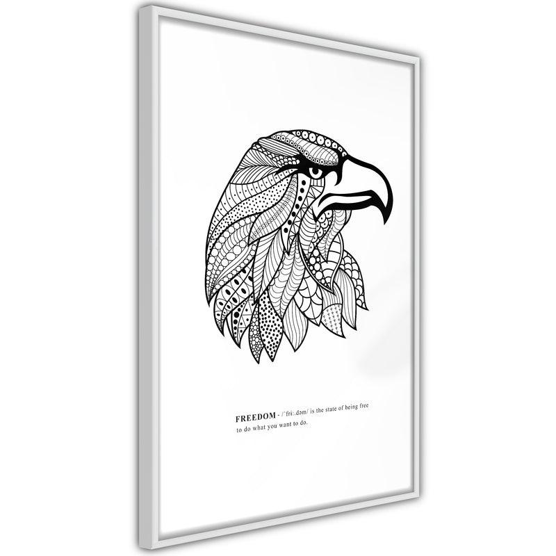Poster - Symbol of Freedom  - wit