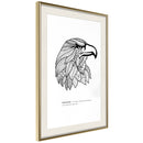 Poster - Symbol of Freedom  - goud passepartout