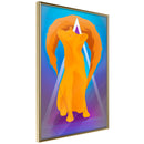 Poster - Fire Fox  - goud