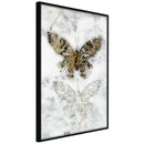 Poster - Butterfly Fossils  - zwart