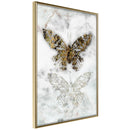 Poster - Butterfly Fossils  - goud