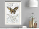 Poster - Butterfly Fossils  - zwart passepartout