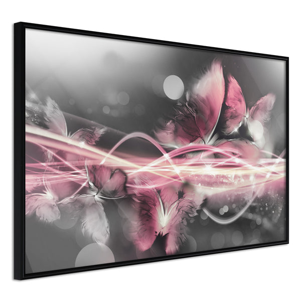 Poster - Moments Like Butterflies  - zwart