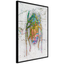 Poster - Iridescent Insect  - zwart