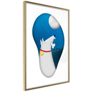 Poster - Lupine Nature  - goud