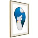 Poster - Lupine Nature  - goud passepartout