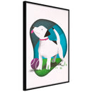 Poster - Dog's Dream  - zwart