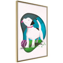 Poster - Dog's Dream  - goud