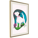 Poster - Dog's Dream  - goud passepartout