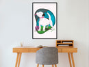 Poster - Dog's Dream  - zwart