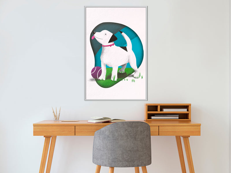 Poster - Dog's Dream  - wit