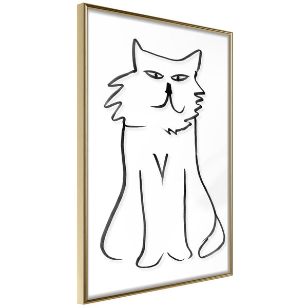 Poster - Hungry for Attention  - goud