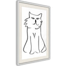 Poster - Hungry for Attention  - wit passepartout