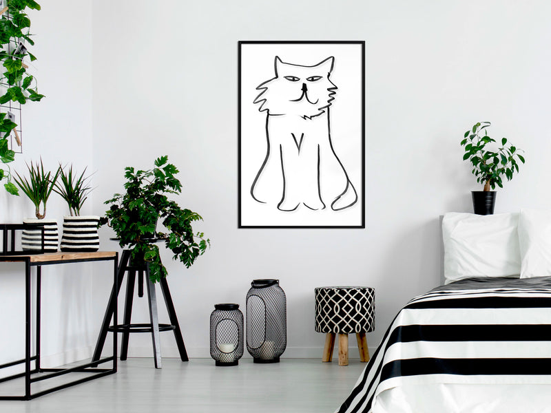 Poster - Hungry for Attention  - zwart