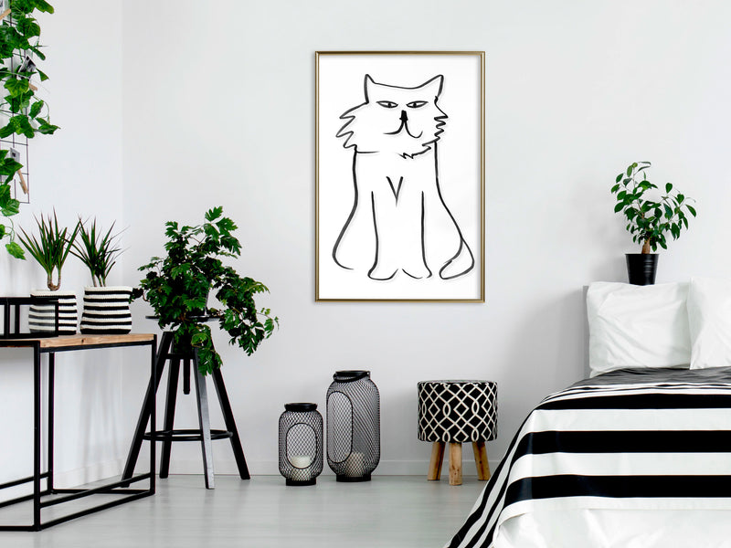 Poster - Hungry for Attention  - goud