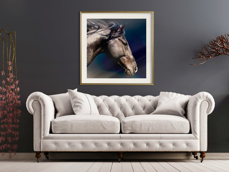 Poster - Grace  - goud passepartout