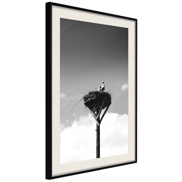 Poster - Presage of Spring  - zwart passepartout