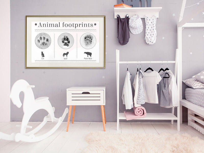 Poster - How to Recognize an Animal  - goud passepartout