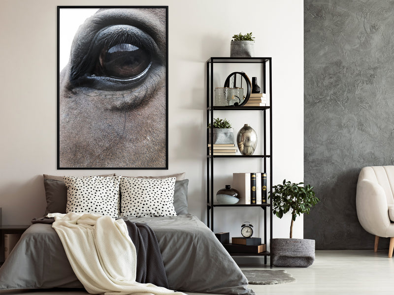 Poster - Gentle Eyes  - zwart