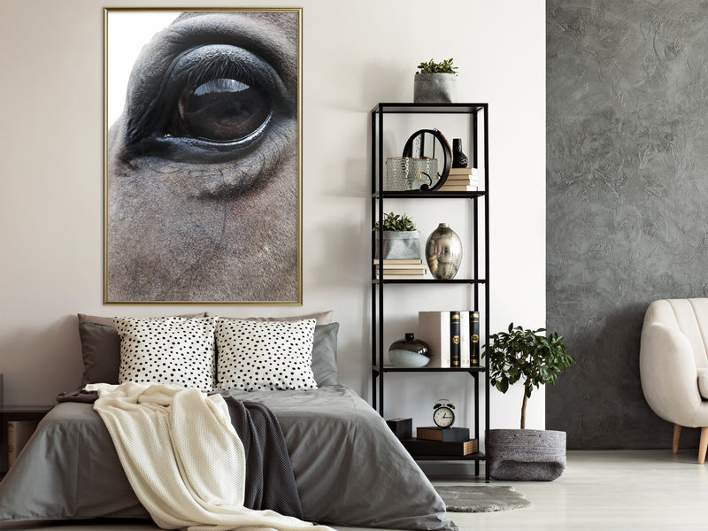 Poster - Gentle Eyes  - goud