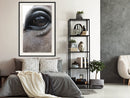 Poster - Gentle Eyes  - zwart passepartout