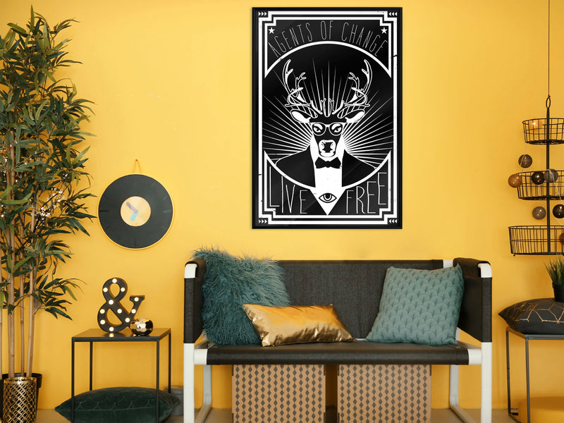 Poster - Secret Agent  - zwart