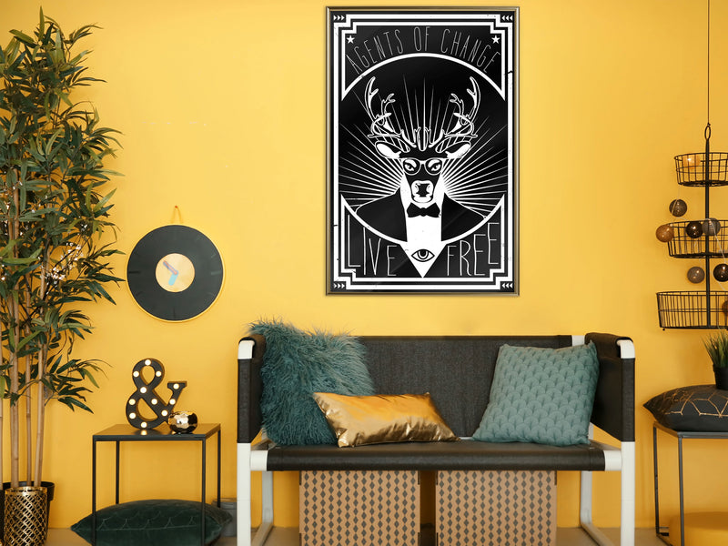 Poster - Secret Agent  - goud
