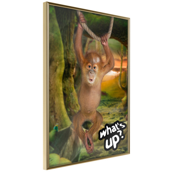 Poster - Life in the Jungle  - goud