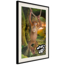 Poster - Life in the Jungle  - zwart passepartout
