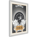 Poster - Cool Bulldog  - wit passepartout
