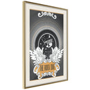 Poster - Cool Bulldog  - goud passepartout