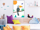 Poster - Fairy-Tale Toucan  - wit
