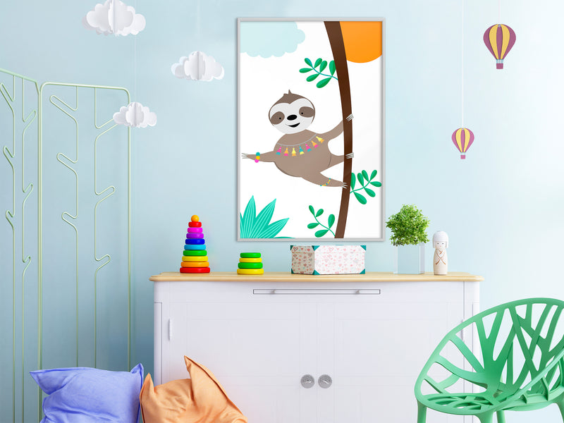 Poster - Lazy Life  - wit