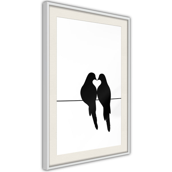 Poster - Crush  - wit passepartout