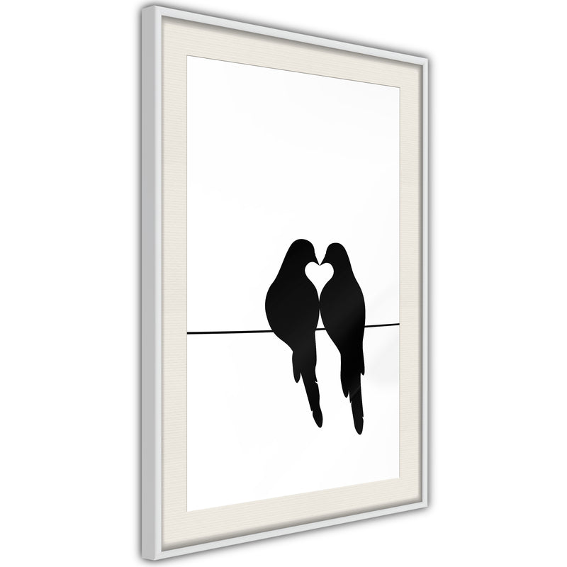 Poster - Crush  - wit passepartout