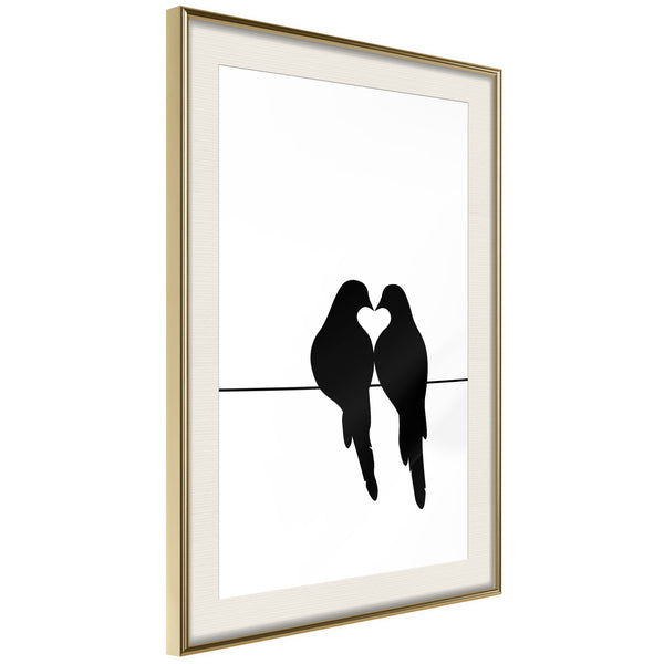 Poster - Crush  - goud passepartout