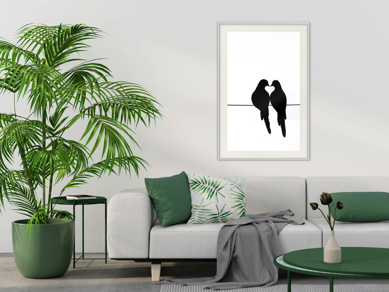 Poster - Crush  - wit passepartout