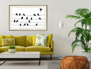 Poster - Birds Council Meeting  - goud passepartout