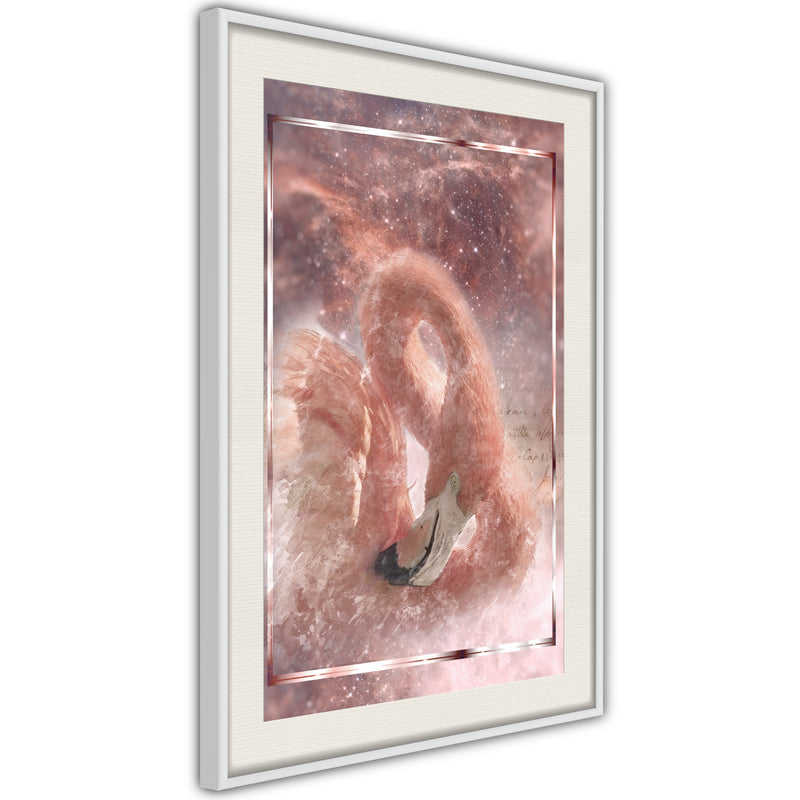 Poster - Stellar Bird  - wit passepartout